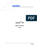 Gemini VII 2390 Operator Manual V3.03