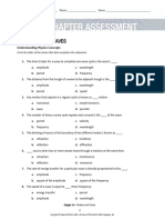 Chapter Assessment Vibrations and Waves Student Editable