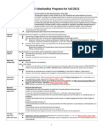 Guideline For Silk-Road Scholarship (Fall 2021)