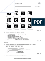 Motivate! 1 Test U6 Standard