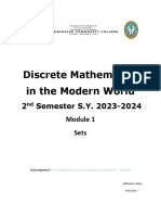 Discrete Math Module 1