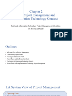 Chapter 2 - The Project Management and Information Technology Context