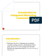 Introduction To Integrated Marketing Communication