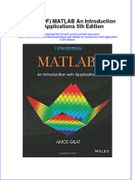 Ebook Ebook PDF Matlab An Introduction With Applications 5Th Edition All Chapter PDF Docx Kindle