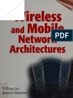 Wireless and Mobile Network Architectures Lin, Yi Bing, 1961 Chlamtac