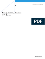 C70 Setup Training Manual