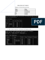 Dbms Record Outputs