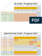 Mading Jadwal Kerja