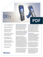 Intermec CK71 Datasheet