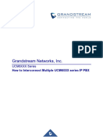 How To Interconnect Multiple UCM6XXX Series IP PBX