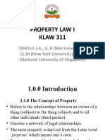 Complete Notes For Property Law 1