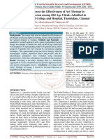 A Study To Assess The Effectiveness of Art Therapy To Reduce Depression Among Old Age Clients Admitted in Saveetha Medical College and Hospital, Thandalam, Chennai