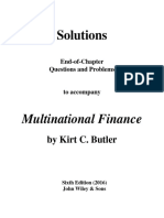 Solutionsmanual Multinational Finance Butler