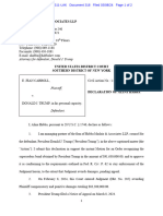 Declaration of Alina Habba, Carroll v. Trump, No. 1-20-CV-07311-LAK (SDNY, Mar. 8, 2024), ECF No. 318