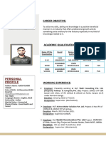 Deepak Tiwari CV.