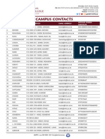 KMTC Campus Contacts