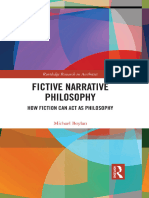 (Routledge Research in Aesthetics) Michael Boylan - Fictive Narrative Philosophy - How Fiction Can Act As Philosophy-Routledge (2018)