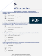 CAPM Exam Example Questions