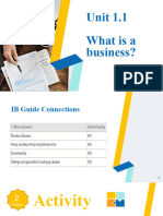 Unit 1.1 What Is A Business?