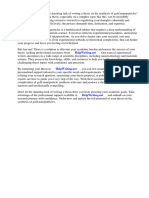 Synthesis of Gold Nanoparticles Thesis