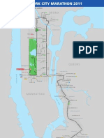 NYC Marathon 2011 Course Map