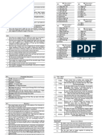 KN - Tables Reference Sheets