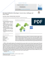 2021 - Emerging Desalination Technologies Current Status, Challenges and Future Trends