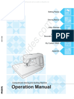 Brother 882U60 Sewing Machine Instruction Manual