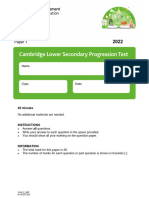 PY2 P.test Stage 9 Science