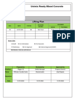 Unx Ims Hse PLN 007 Lifting Plan Rev 00