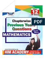 Previous Year Questions: Mathematics-XII (HP Board)