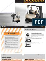 Crown Counterbalance Trucks FC4000 Operator Manual