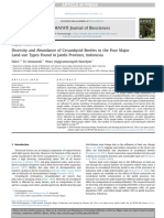 Diversity and Abundance of Cerambycid Beetles in The Four Major Land-Use Types Found in Jambi Province, Indonesia