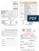 Report On Learning Progress and Achievement