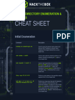 Active Directory Enumeration Attacks Module Cheat Sheet HTB