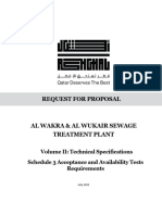 WWTP - Schedule 3 - Acceptance and Availability Test Requirements (July 2022)