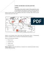 Manufacturing Indust5ry and The Iron and Steel Industry