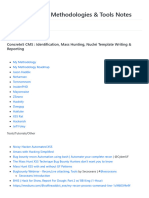 The Top Hacker Methodologies & Tools Notes