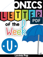 Letter of the Week U（字母u）