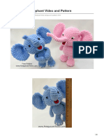 Little Bigfoot Elephant Video and Pattern