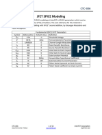 Jfet Spice Data CTC 036 Interfet