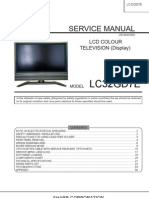 Sharp LC32GD7 Service Manual