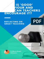 What Is Good Behaviour and How Can Teachers Encourage It