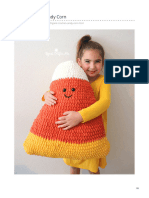 Giant Crochet Candy Corn