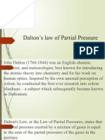 Dalton's Law of Partial Pressure