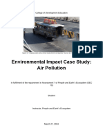 Environmental Impact Case Study Template