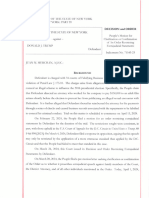 Order Regarding Extrajudicial Statements, People v. Trump, No. 71543-23 (N.Y.S. Apr. 1, 2024)