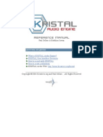 Kristal Audio Engine Reference Manual