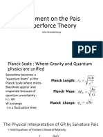 Comment On The Pais Superforce Theory