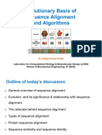 Lecture 6 Evolutionary Sequence Alignment Algorithms